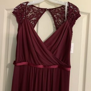 Brand new David’s bridal wine bridesmaid dress